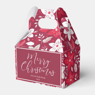 Cherry Wine Christmas   Custom Favour Box