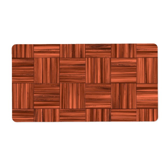 Cherry Wood Parquet Floor Pattern (Front)