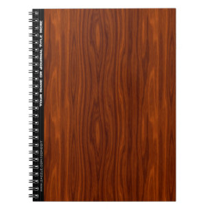 Cherry Wood (Personalised) Spiral Notebook