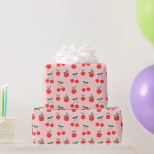 Cherry Wrapping Paper   Pink