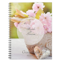 Cherryblossoms editable wedding guest book