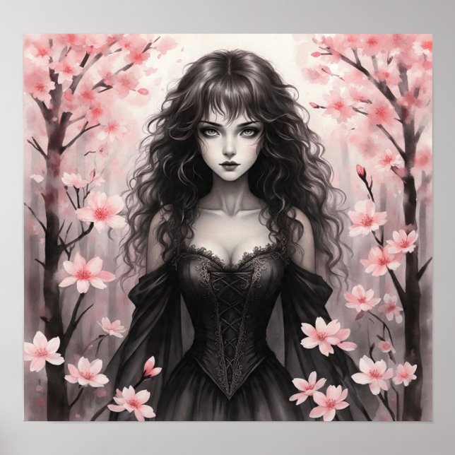 CherryBlossomWitch Poster (Front)