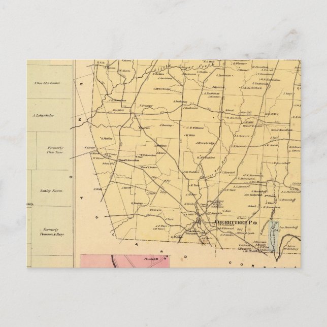 Cherrytree Township Postcard (Front)