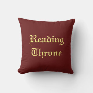 Cherrywood colour classic book lovers' throw pillo cushion