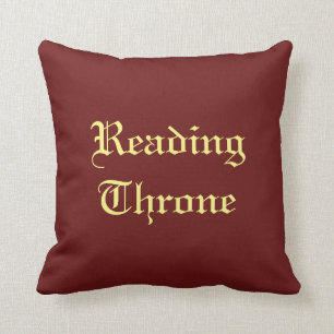 Cherrywood colour classic book lovers' throw pillo cushion