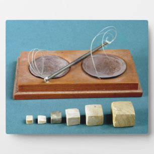 Chert weights and copper balance, Mohenjodaro, 230 Plaque