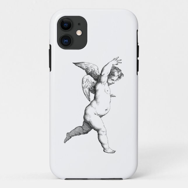 cherub angel line art Case-Mate iPhone case (Back)
