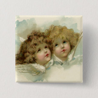 Cherub Angels 15 Cm Square Badge