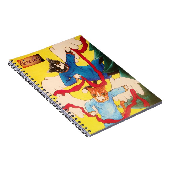 Cherub Cats Spiral Notebook (Right Side)