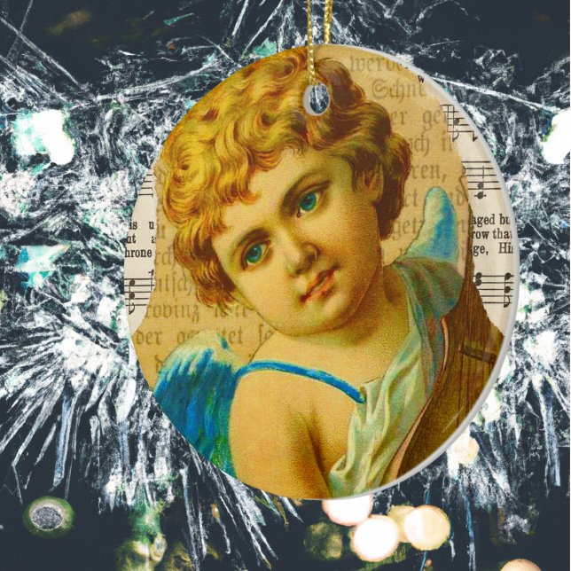 Cherub Ceramic Tree Decoration (Creator Uploaded)