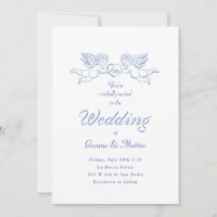 Cherub Cupid Couple Holding Heart Wedding