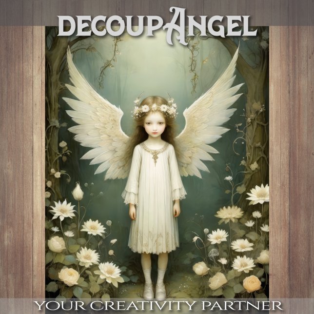 Cherub Doll - Decoupage -  Tissue Paper (Creator Uploaded)