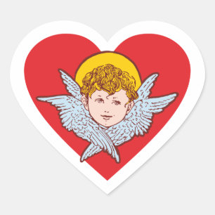 Cherub Hearheart Heart Sticker