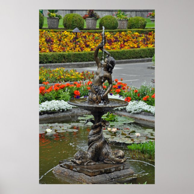 Cherub water fountain poster (Front)