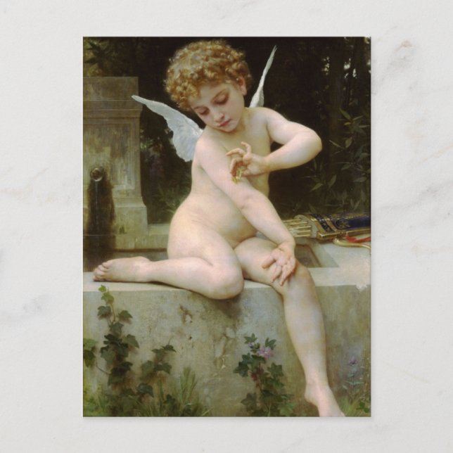 Cherub With A butterfly Postcard (Front)