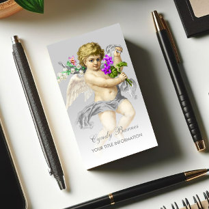 Cherub with Grey Sash on Any Colour Business Card