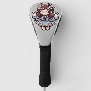 Cherubic Anime Angel - angelic, kawaii, Golf Head Cover