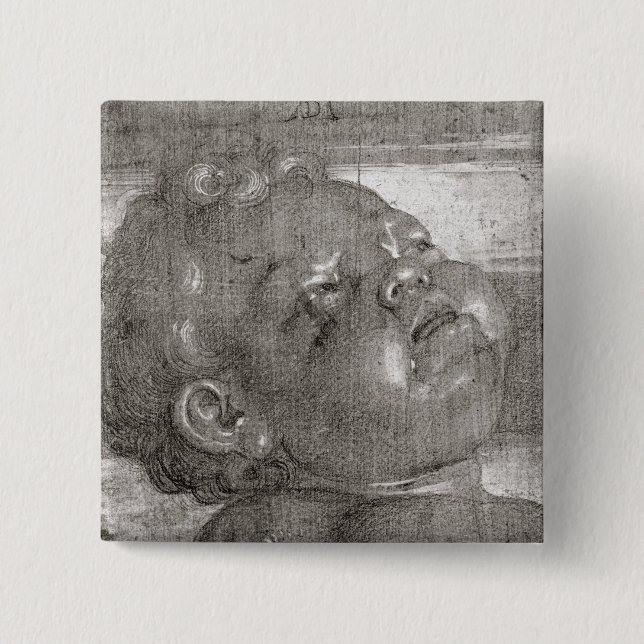 Cherubim Crying, 1521 15 Cm Square Badge (Front)