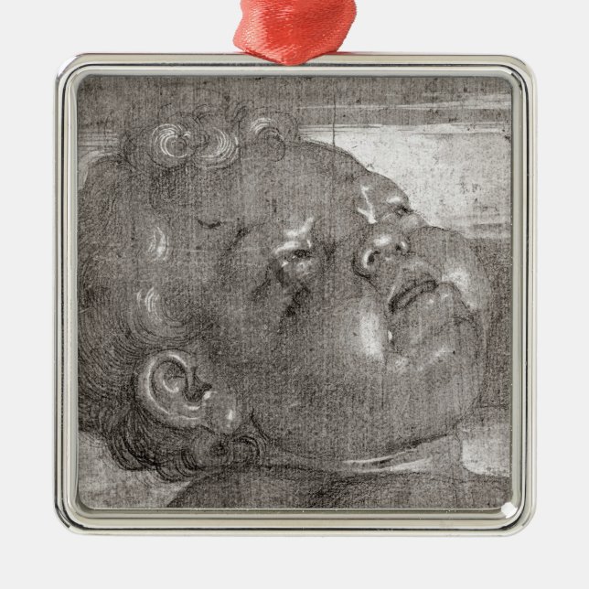 Cherubim Crying, 1521 Metal Tree Decoration (Front)