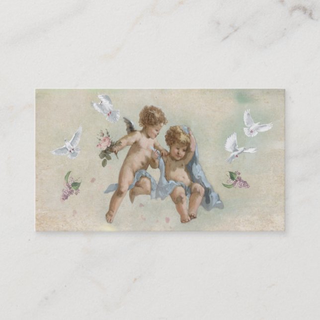Cherubs and Doves, Calling Card (Front)