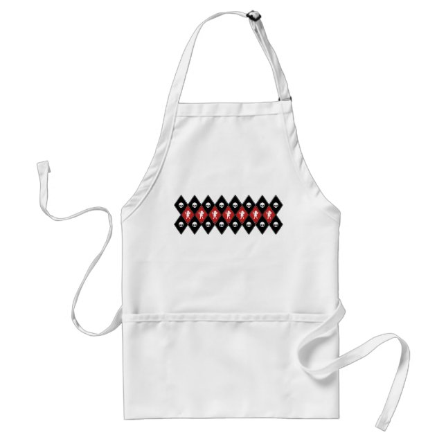 Cherubs and Skulls Motif Standard Apron (Front)