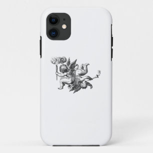 cherubs angels line art Case-Mate iPhone case