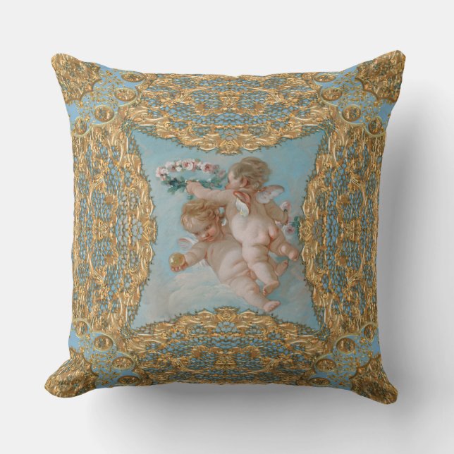 Cherubs at Play Cushion (Front)