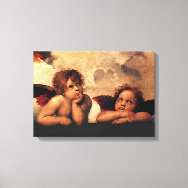 Cherubs Canvas Print (Front)