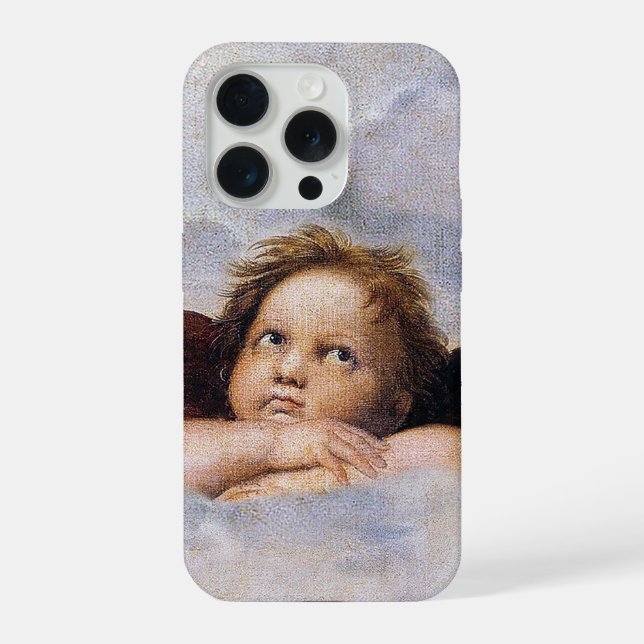 Cherubs, winged Angels painting by Raffael  iPhone Case (Back)
