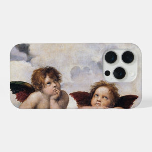 Cherubs, winged Angels painting by Raffael iPhone 15 Pro Case