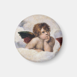 Cherubs, winged Angels painting by Raffael Magnet