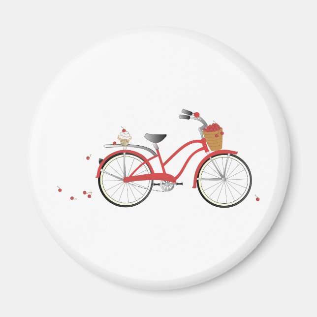 Chery Cherry Bicycle Magnet (Front)
