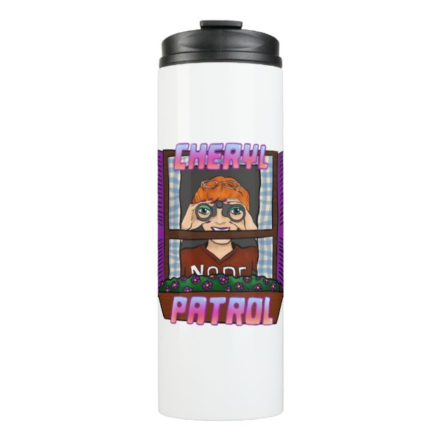 Cheryl Patrol Thermal Tumbler  (Front)