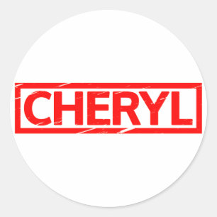 Cheryl Stamp Classic Round Sticker