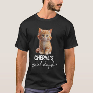 CHERYL'S Official Cat Sleepshirt Pyjama T-Shirt