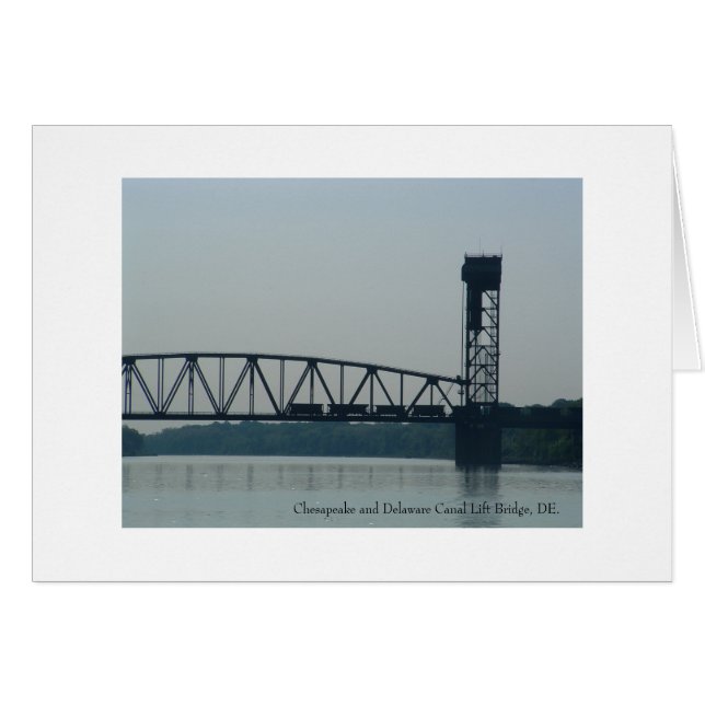 Chesapeake and Delaware Canal Lift Bridge, DE. (Front Horizontal)