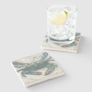 Chesapeake Bay Blue Crab Stone Coaster
