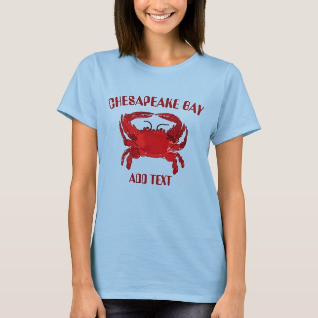 Chesapeake Bay, Crab, T-Shirt (Front)