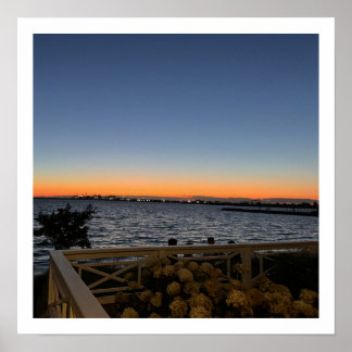 Chesapeake Bay Maryland Sunset Poster