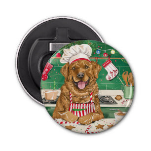 Chesapeake Bay Retriever Baking: Festive Christmas Bottle Opener