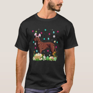Chesapeake Bay Retriever Dog Easter Egg Hunt Bunny T-Shirt