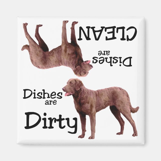 Chesapeake Bay Retriever Lovers Dishwasher Magnet (Front)