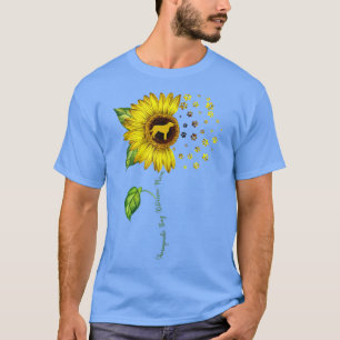 Chesapeake Bay Retriever Mum Sunflower Gifts Dog M T-Shirt