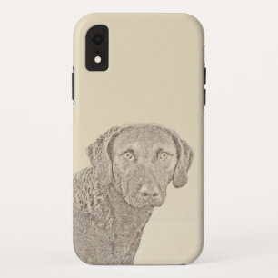 Chesapeake Bay Retriever Painting Original Dog Art Case-Mate iPhone Case