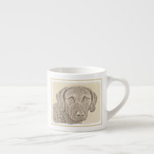 Chesapeake Bay Retriever Painting Original Dog Art Espresso Cup