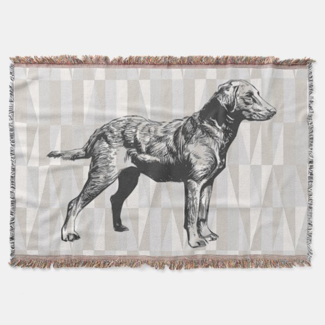 chesapeake bay retriever throw blanket (Front)