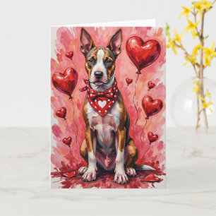 Chesapeake Bay Retriever Valentine Dog Sitting Card