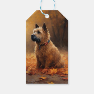 Chesapeake Bay Terrier in Autumn Leave             Gift Tags