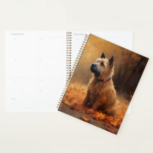 Chesapeake Bay Terrier in Autumn Leave Planner