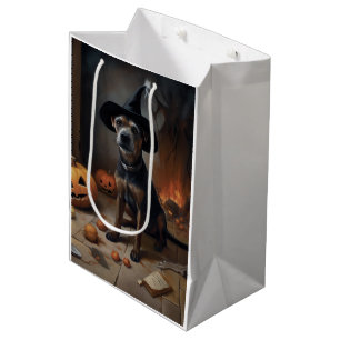 Chesapeake Bay Terrier Pumpkins Halloween Scary Medium Gift Bag
